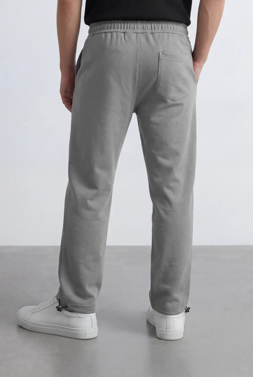 Men’s Tomato Store Street Sweatpants Embossed Side Logo Clean Look Elastic Oversize Side Pockets Zip Detail - Image 10