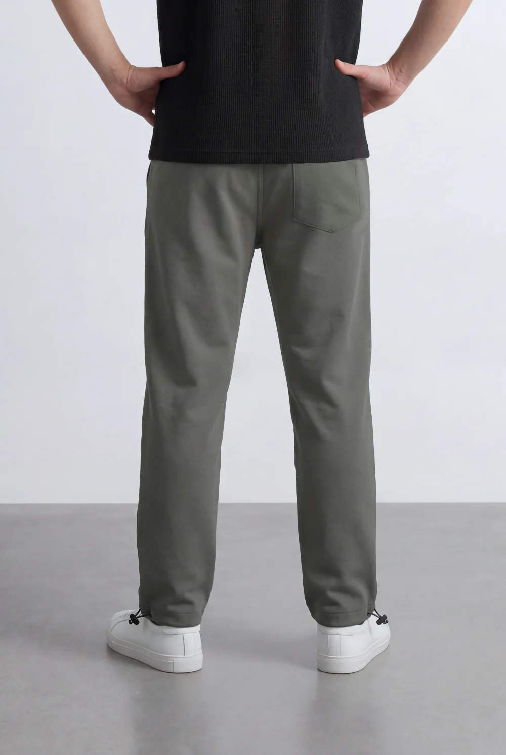 Men’s Tomato Store Street Sweatpants Embossed Side Logo Clean Look Elastic Oversize Side Pockets Zip Detail - Image 22