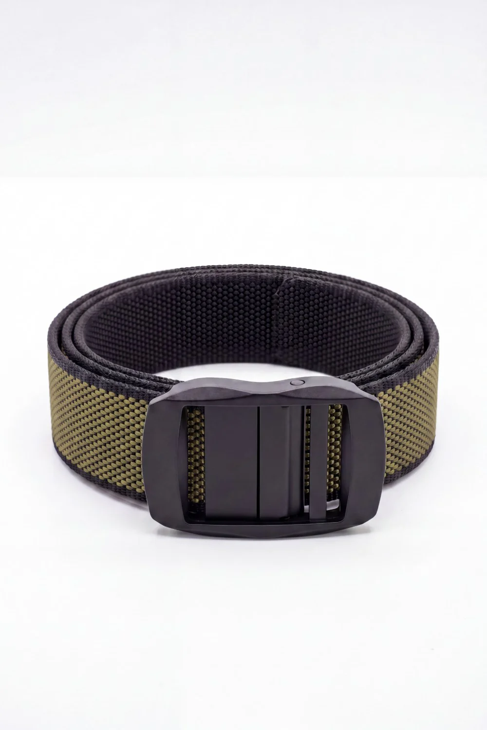 Men’s Tomato Store Textured Woven Web Belt Built With Rugged Utility Strap Matte Auto Lock Buckle - Image 13