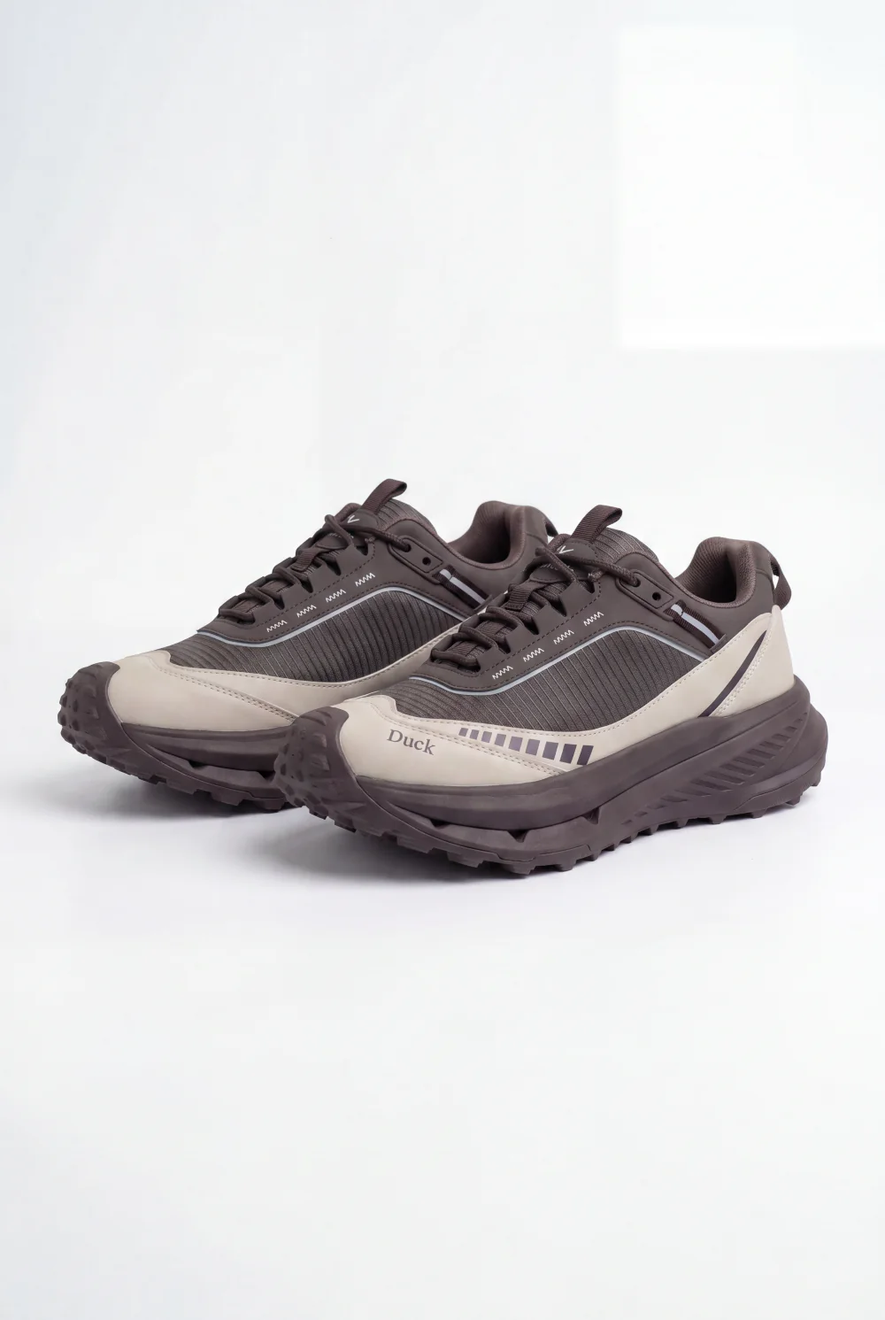 Men’s Tomato Store Trail Sneakers Breathable Mesh Panels Lace Up Closure Rugged Grip Sole Duck Shoes - Image 5