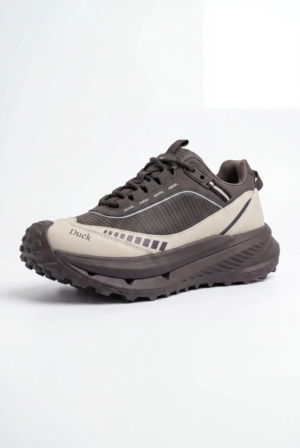 Men’s Tomato Store Trail Sneakers Breathable Mesh Panels Lace Up Closure Rugged Grip Sole Duck Shoes - Image 7