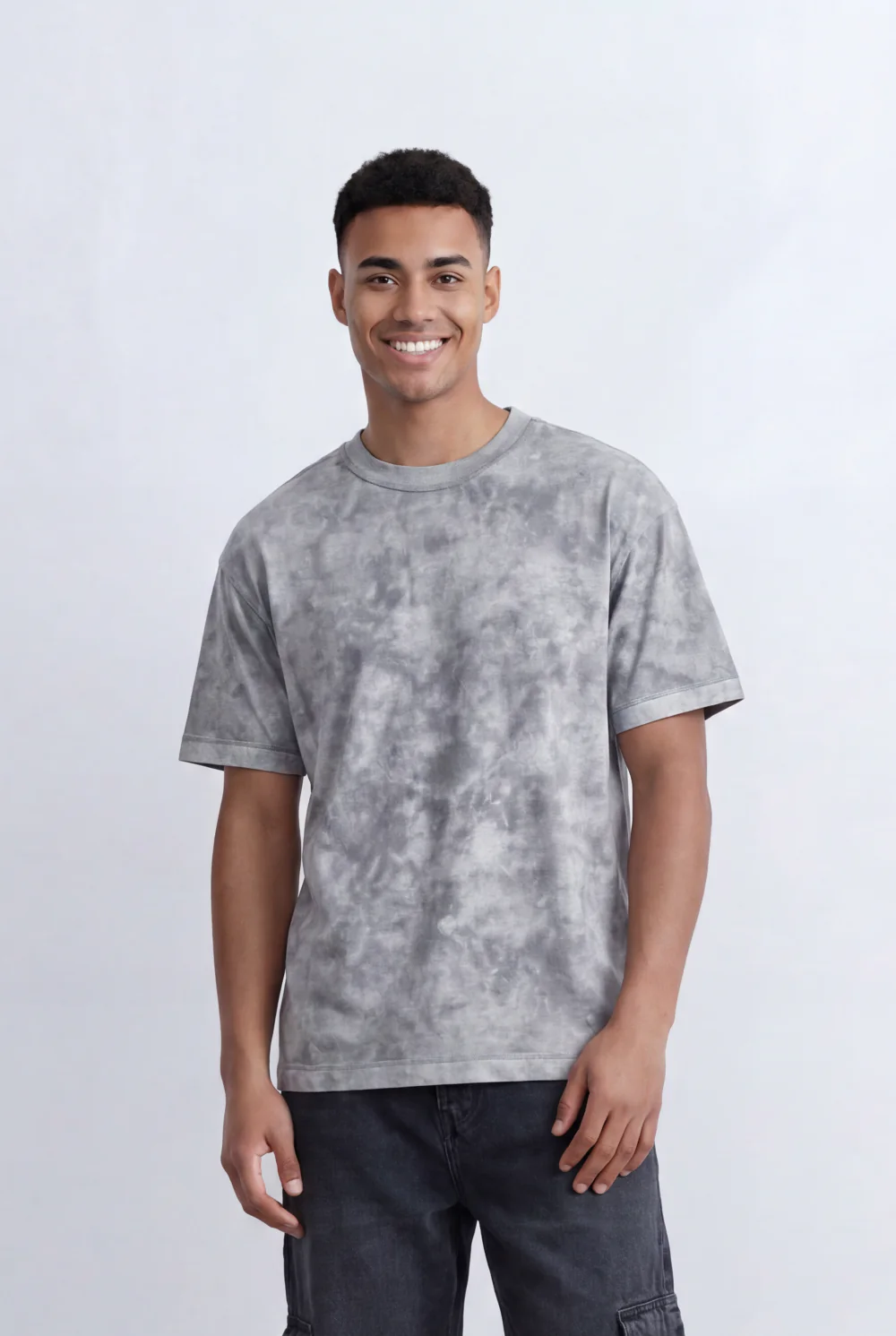 Men’s Tomato Store Washed T-Shirt Soft Cloud Wash Effect Relaxed Fit
