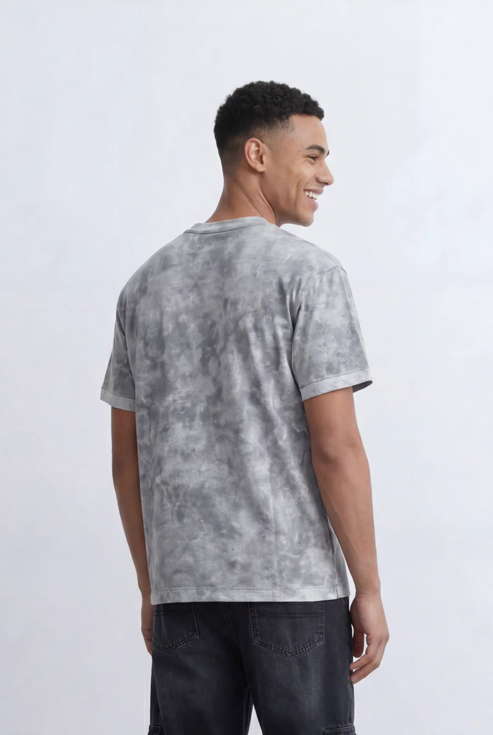 Men’s Tomato Store Washed T-Shirt Soft Cloud Wash Effect Relaxed Fit - Image 2