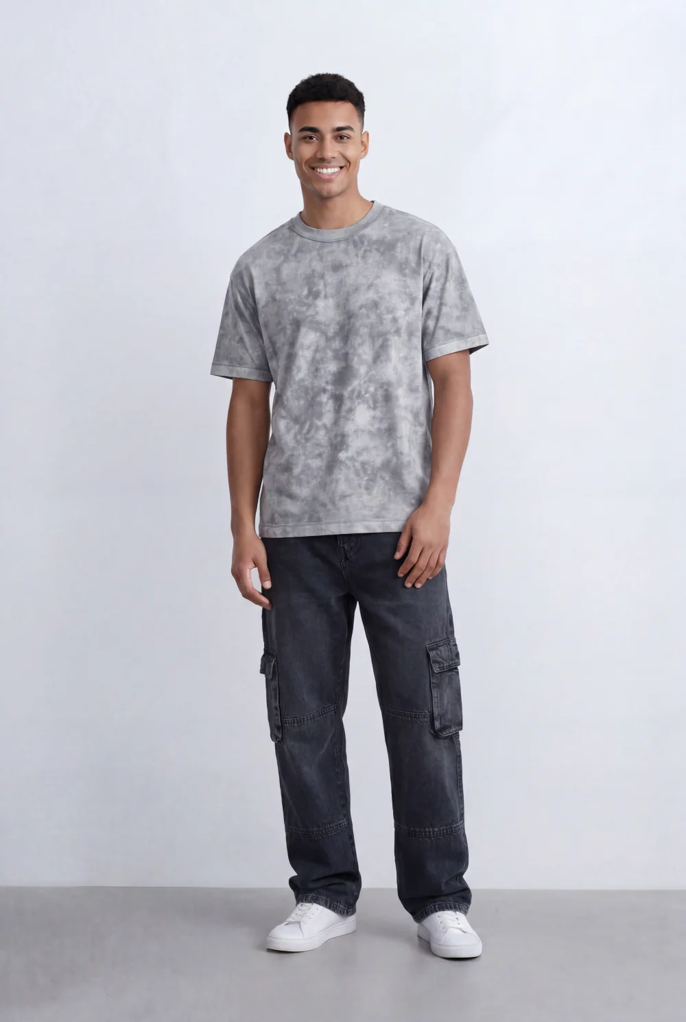 Men’s Tomato Store Washed T-Shirt Soft Cloud Wash Effect Relaxed Fit - Image 4