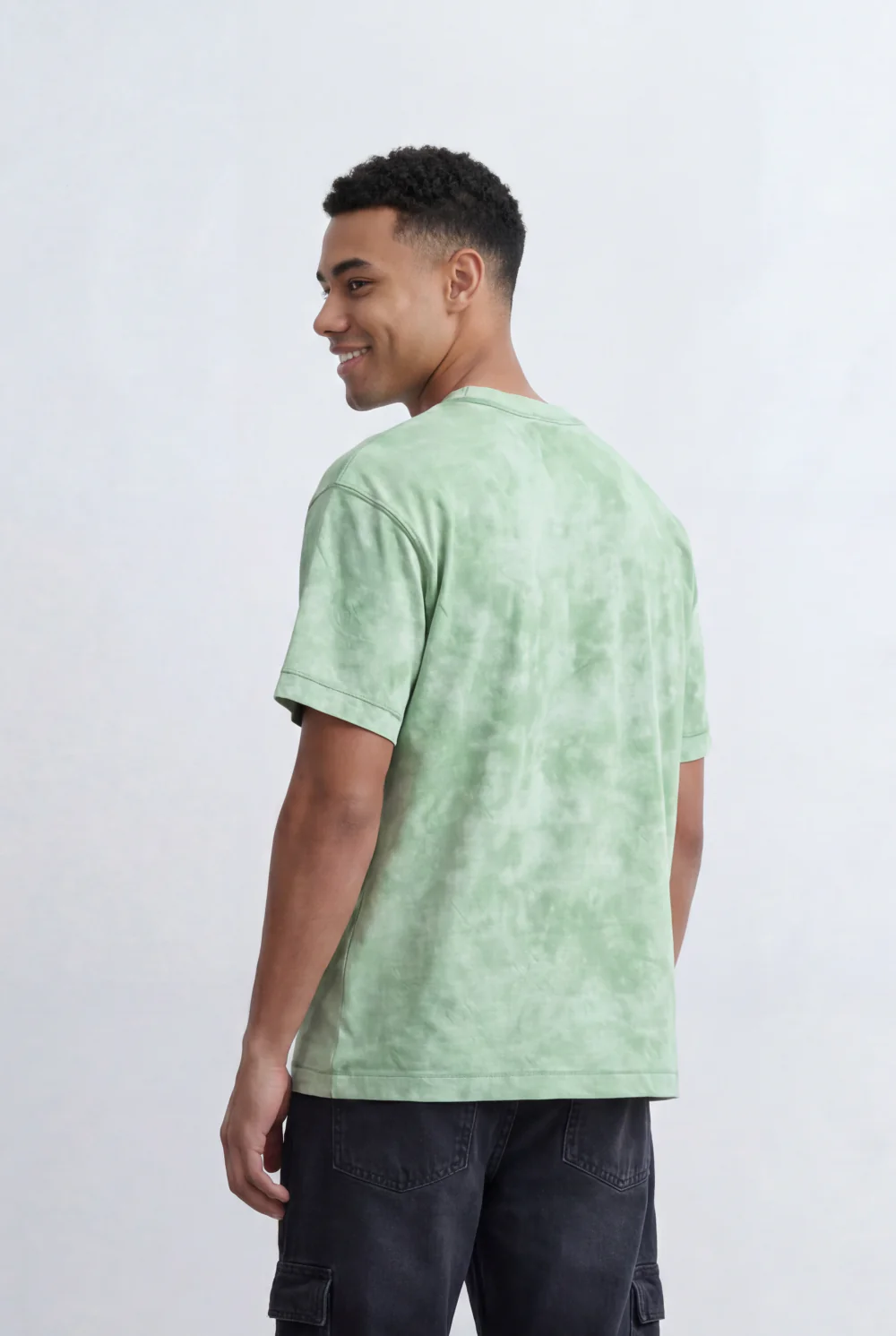 Men’s Tomato Store Washed T-Shirt Soft Cloud Wash Effect Relaxed Fit - Image 6
