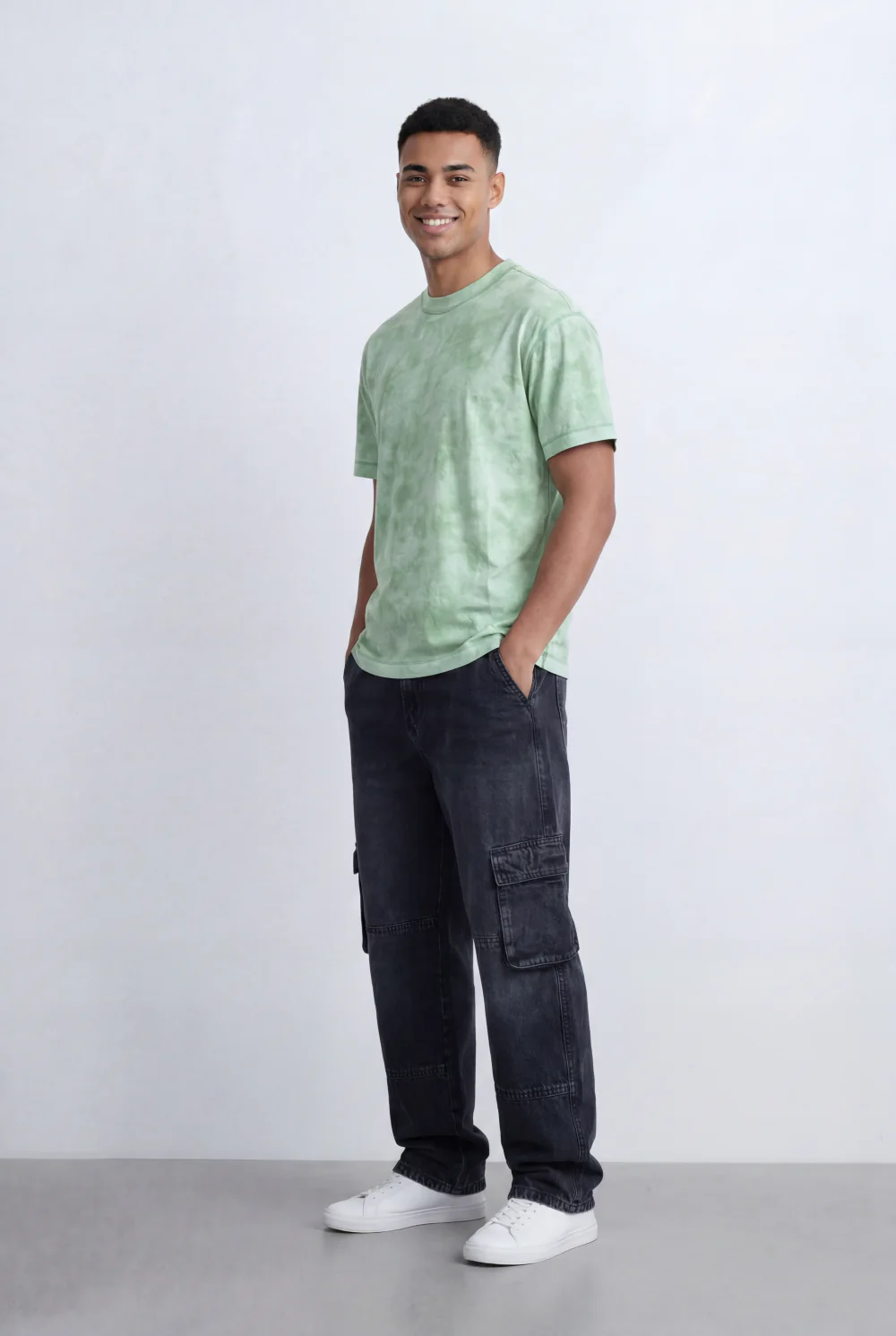 Men’s Tomato Store Washed T-Shirt Soft Cloud Wash Effect Relaxed Fit - Image 7
