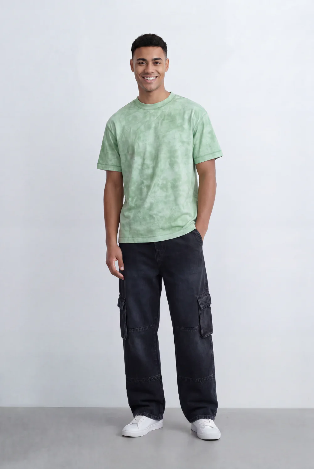 Men’s Tomato Store Washed T-Shirt Soft Cloud Wash Effect Relaxed Fit - Image 8