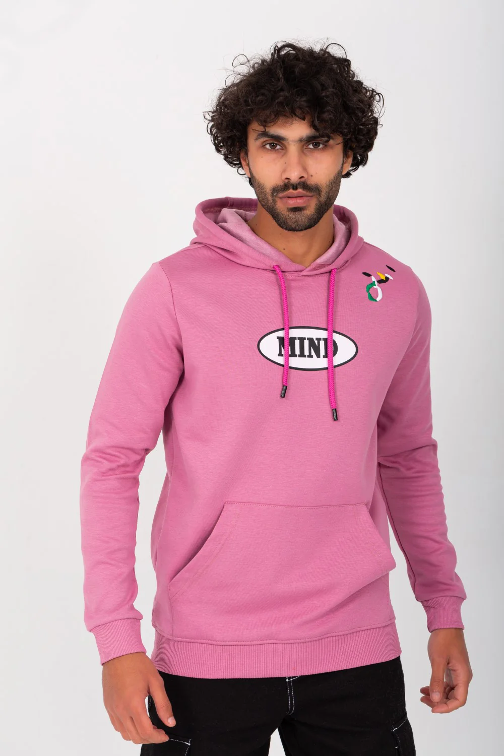 Men's Back & Front Unique Print Hoodie Padded Hooded Sweatshirt - Image 3