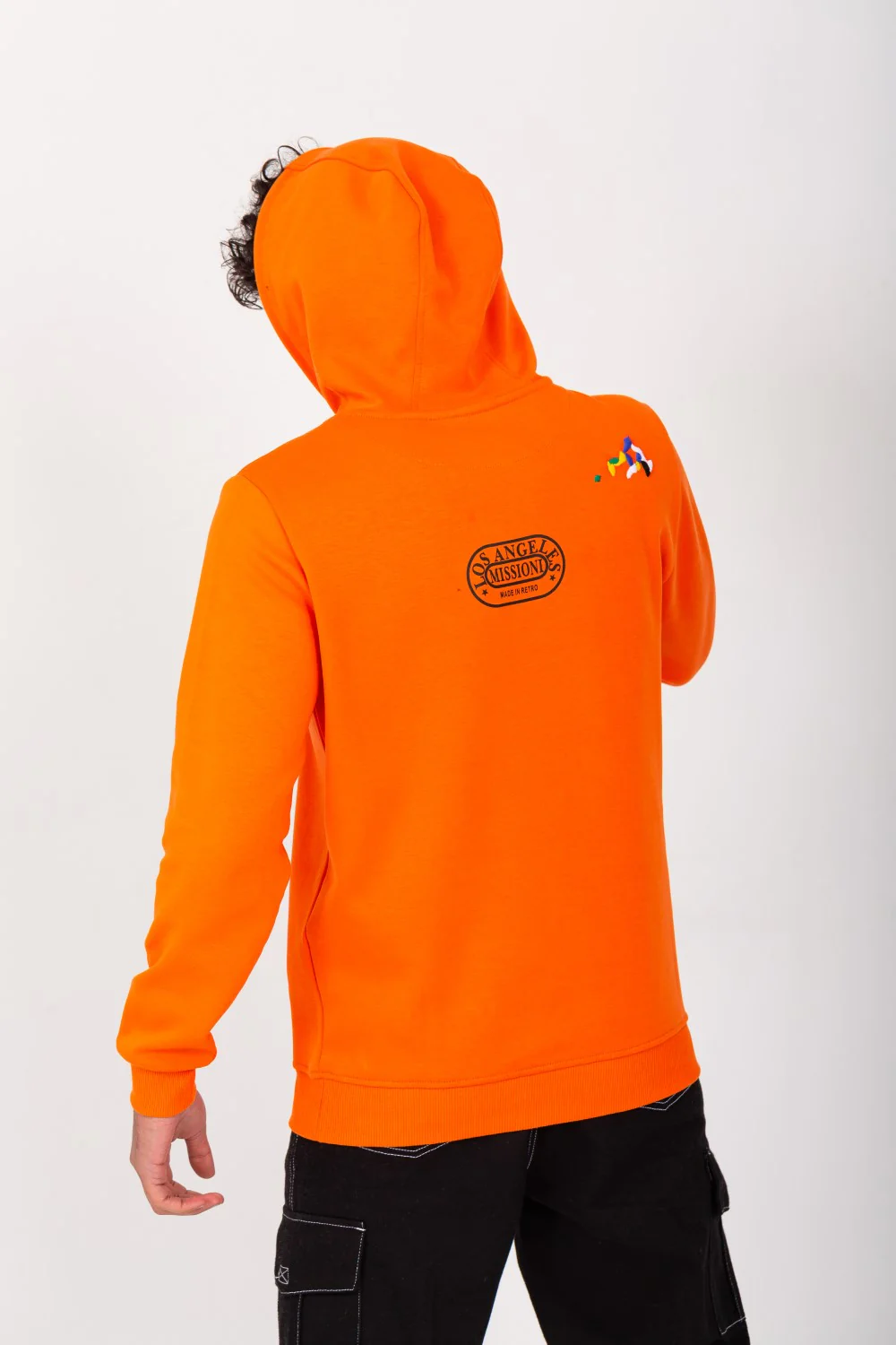Men's Back & Front Unique Print Hoodie Padded Hooded Sweatshirt - Image 5