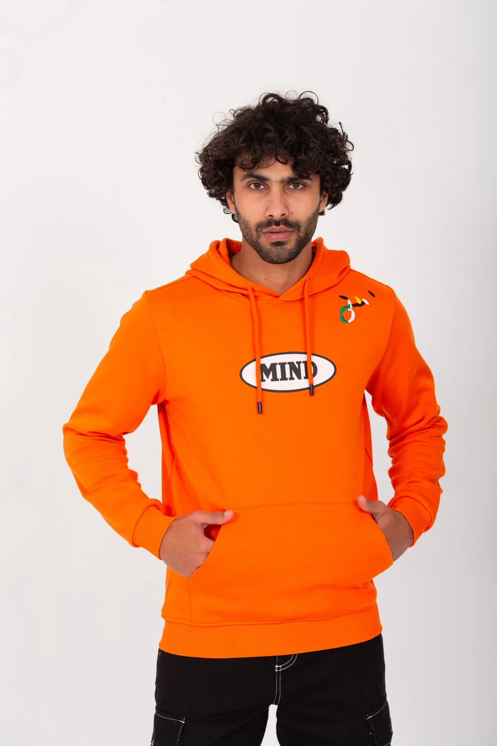 Men's Back & Front Unique Print Hoodie Padded Hooded Sweatshirt - Image 6