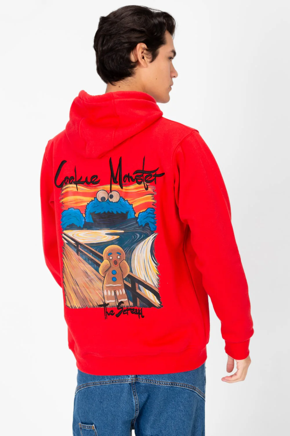 Men's Back Graphic Print Hoodie Sweatshirt - Image 10