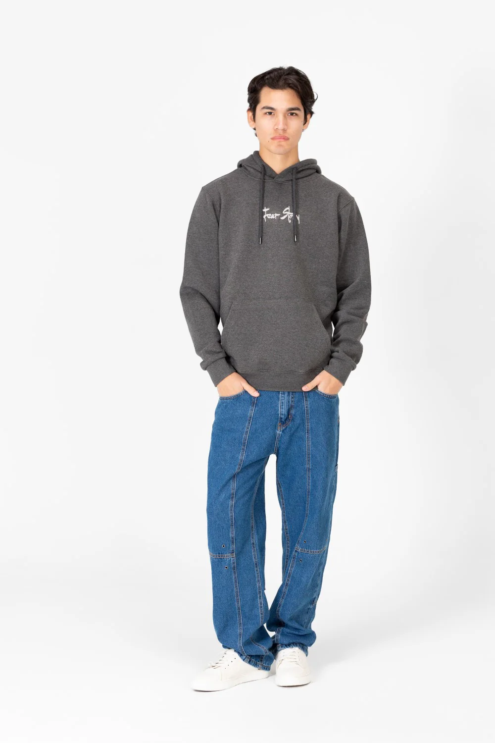 Men's Back Graphic Print Hoodie Sweatshirt - Image 4