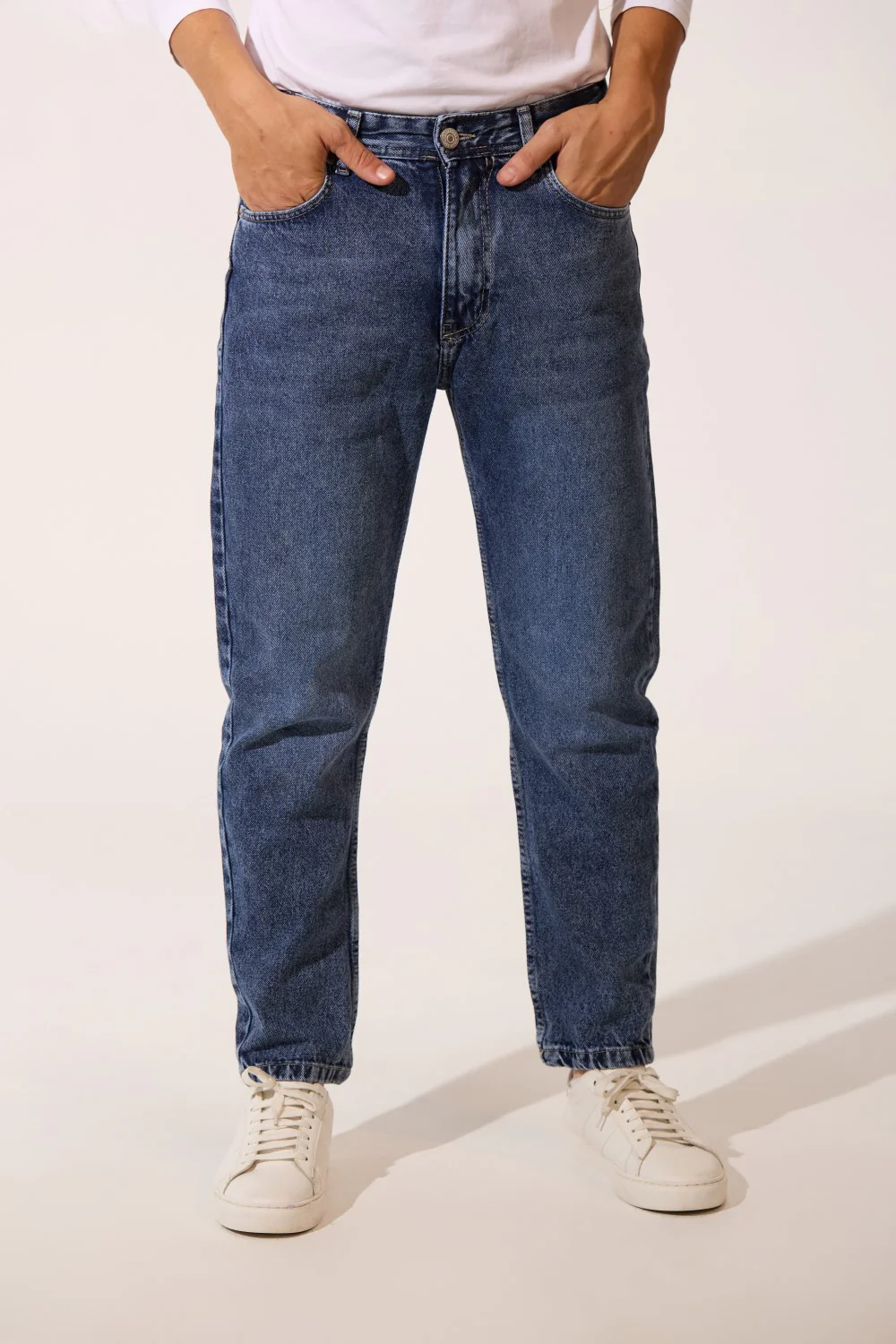 Men's Basic Boyfriend Jeans Pants For Daily Wear High Quality Material - Image 5