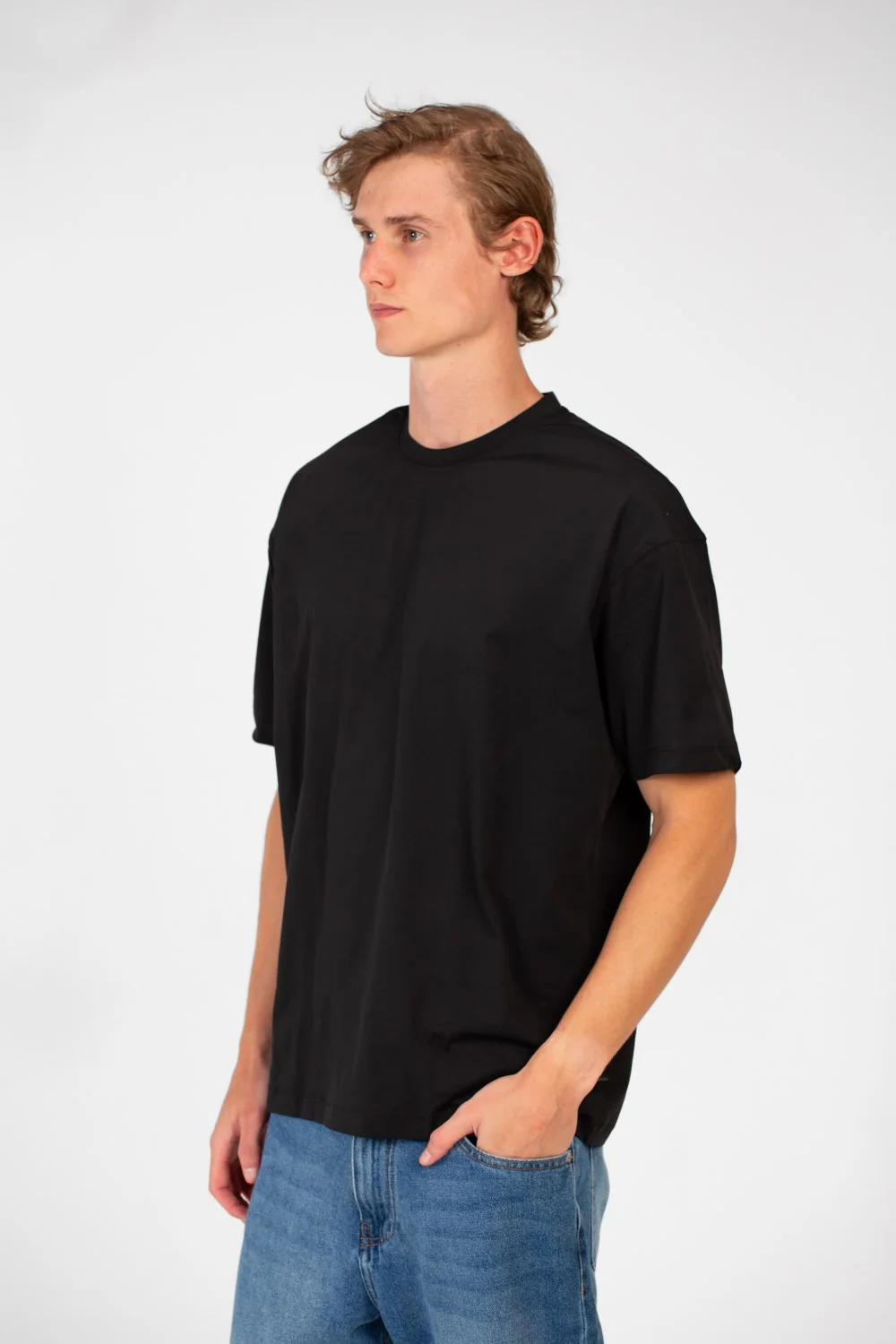 Men's Basic Crew Neck Regular Fit Short Sleeve Breathable T-Shirt - Image 7