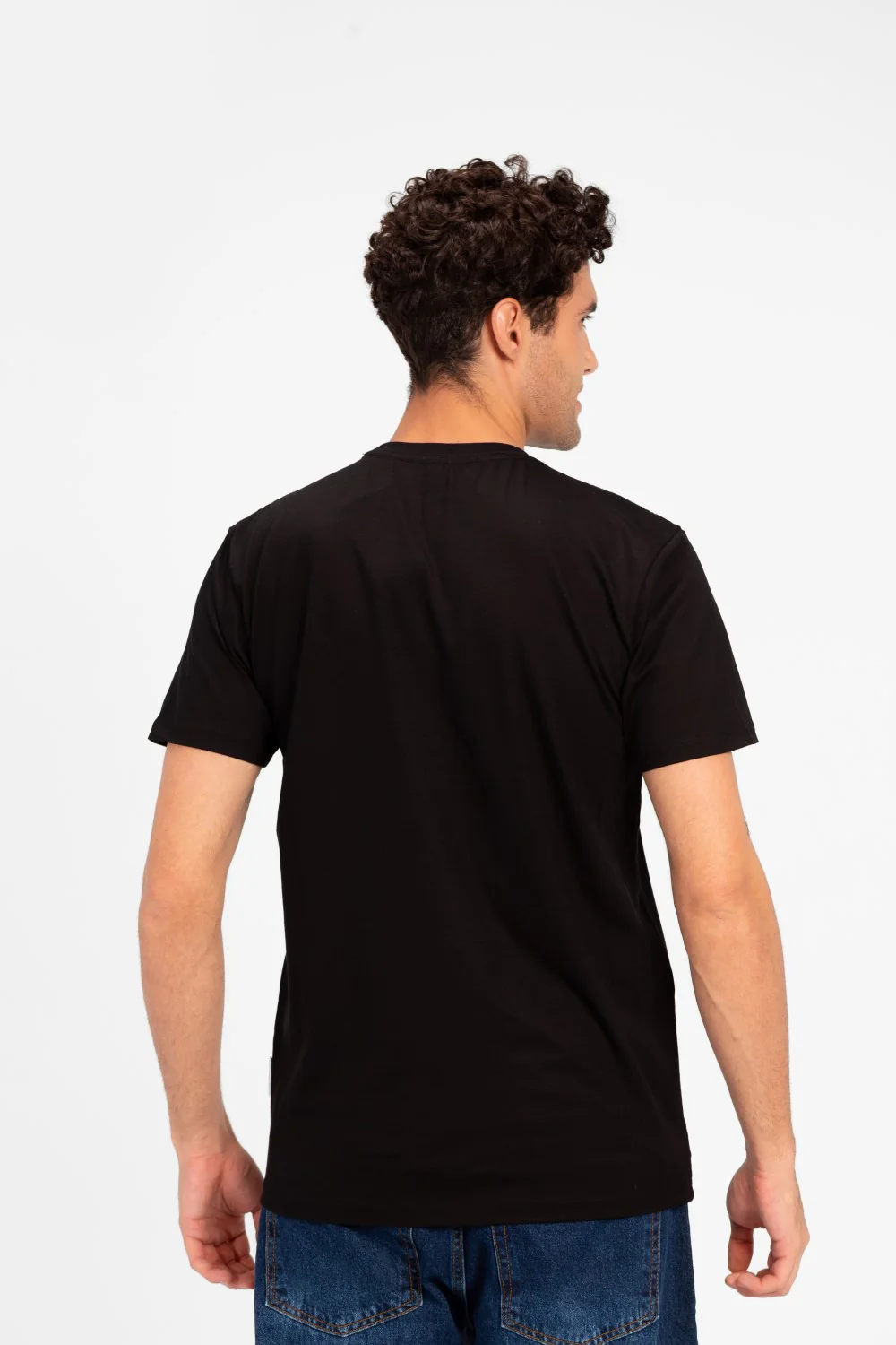 Men's Basic Daily Slim Fit Crew Neck T-Shirt - Image 2