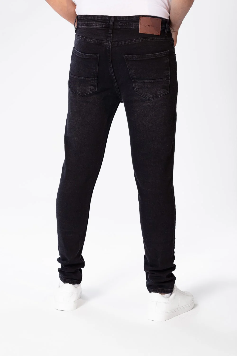 Men's Basic Five Pocket Super Skinny Jeans Pants - Image 2