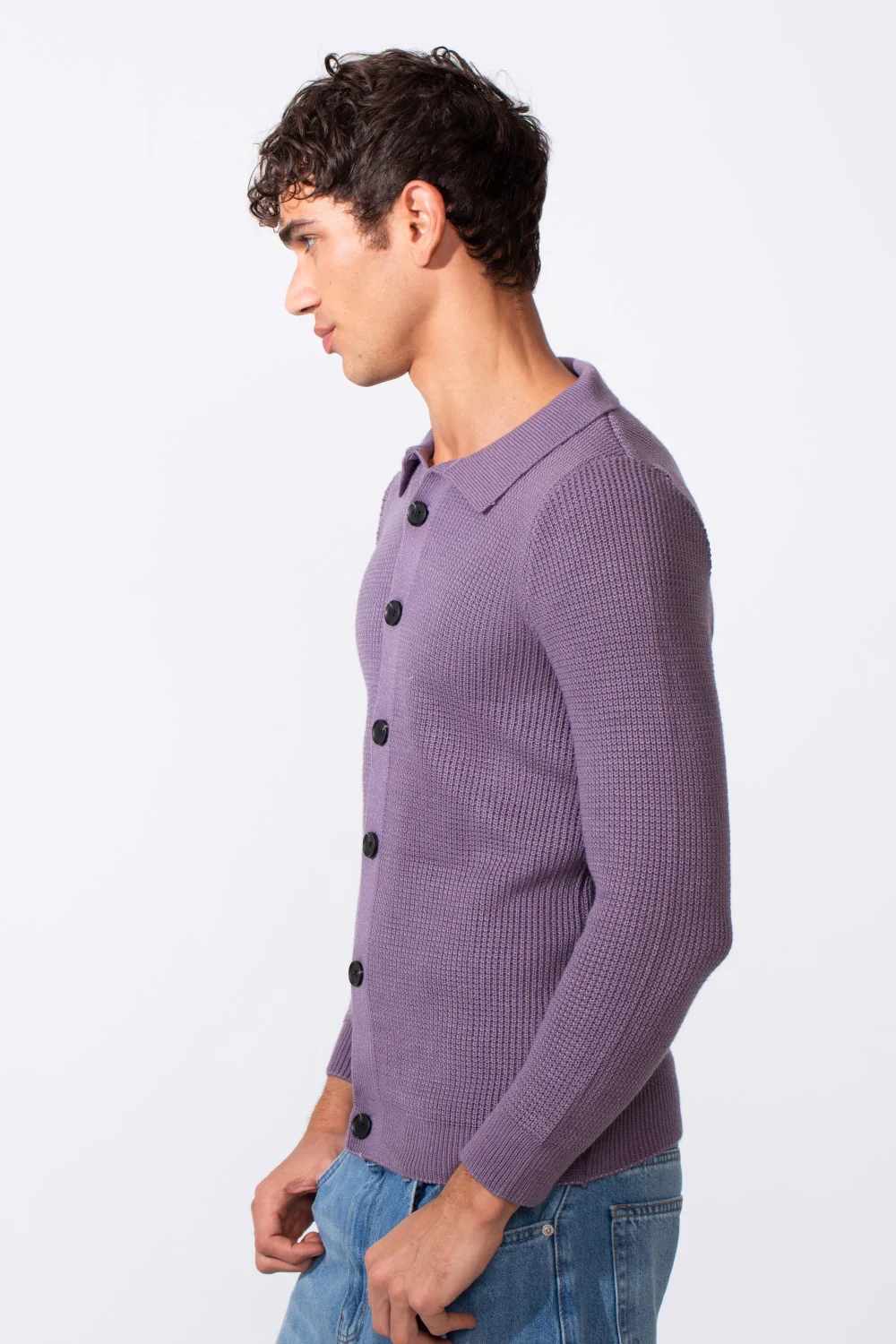 Men's Basic Knitted Long Sleeves Essential Pullover - Image 3