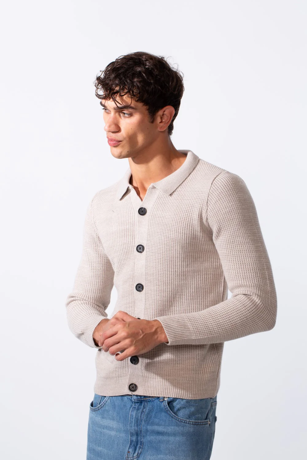 Men's Basic Knitted Long Sleeves Essential Pullover - Image 8