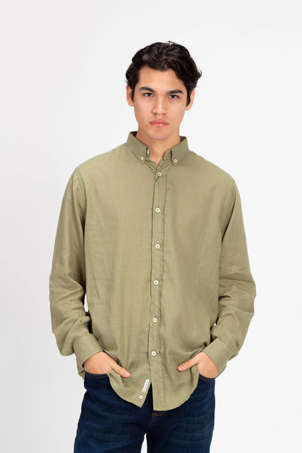 Men's Basic Linen Regular Fit Shirt - Image 29