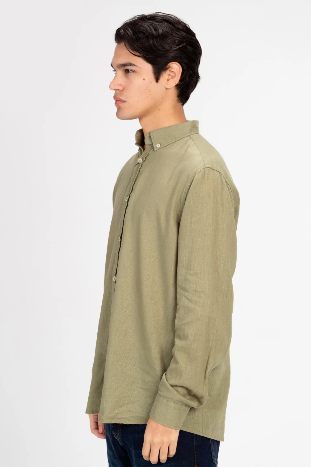 Men's Basic Linen Regular Fit Shirt - Image 31