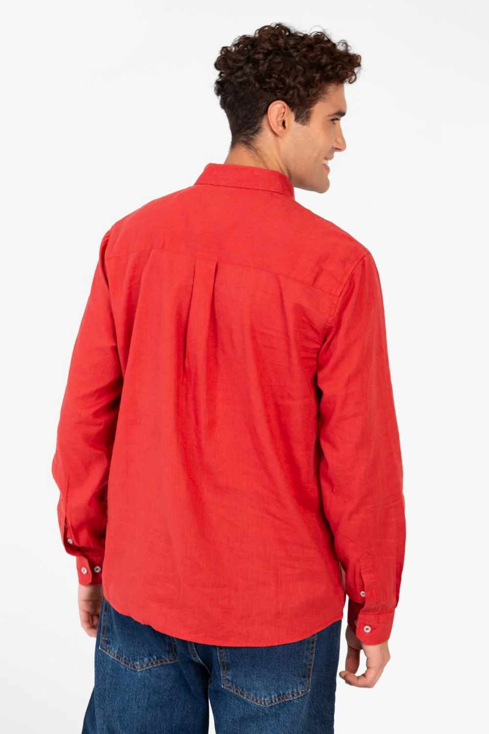 Men's Basic Linen Regular Fit Shirt - Image 46