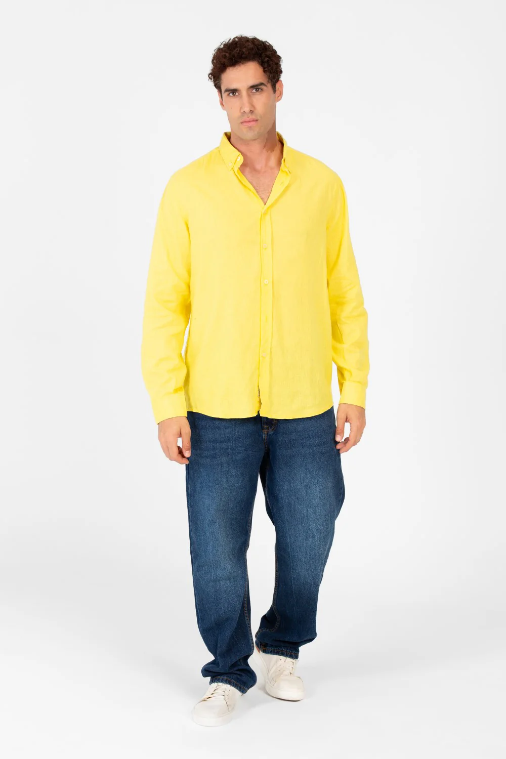 Men's Basic Linen Regular Fit Shirt - Image 52