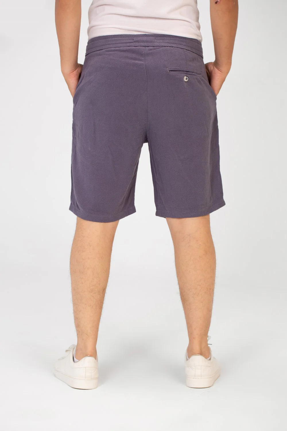Men's Basic Linen Short With A Middle Drawstring And Pockets Comfortable And High Quality - Image 14