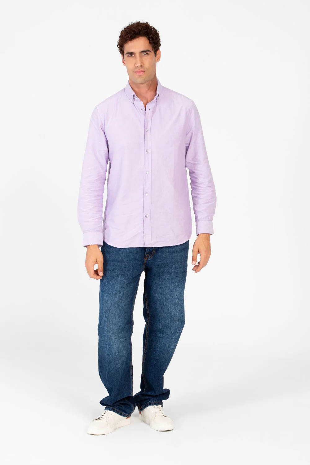 Men's Basic Long Sleeve Regular Fit Shirt - Image 28