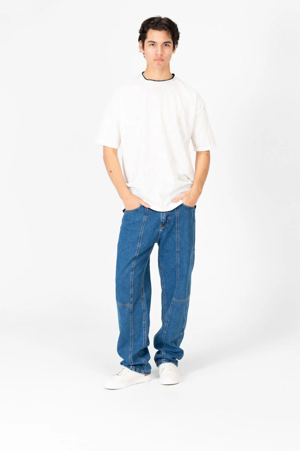 Men's Basic Oversized Crew Neck T-Shirt - Image 12