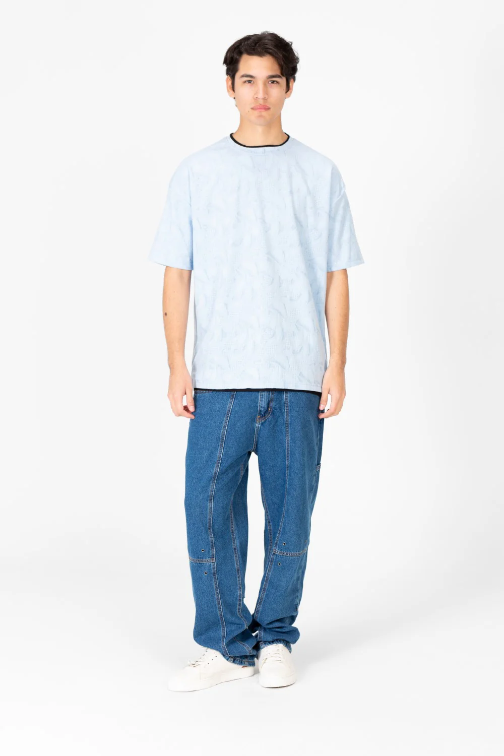 Men's Basic Oversized Crew Neck T-Shirt - Image 8