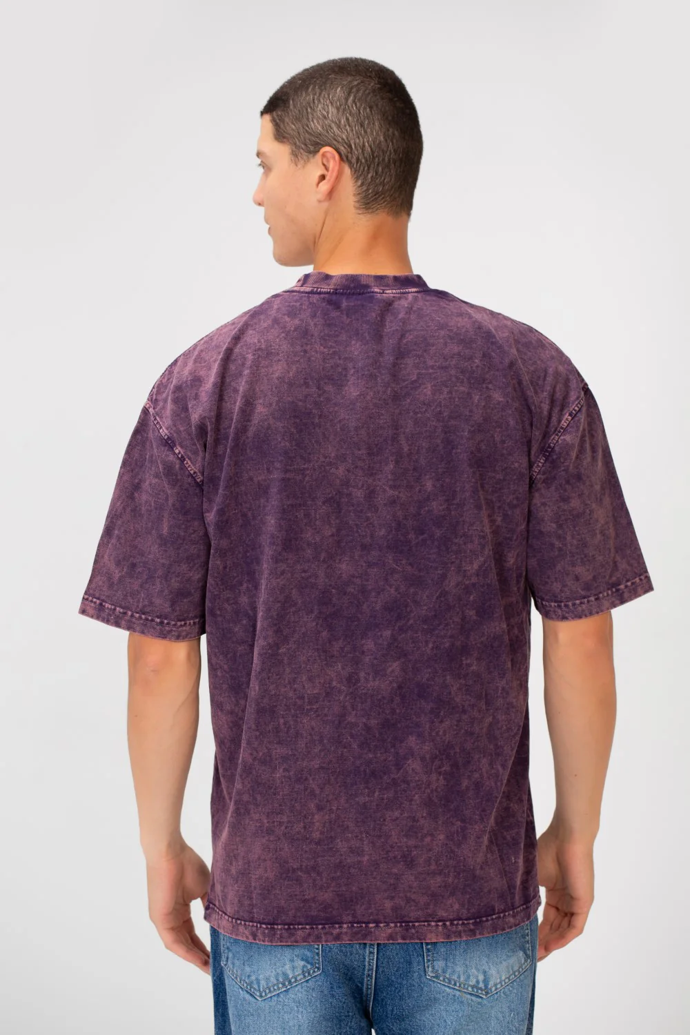 Men's Basic Oversized Half Sleeve Crew Neck T-Shirt - Image 10
