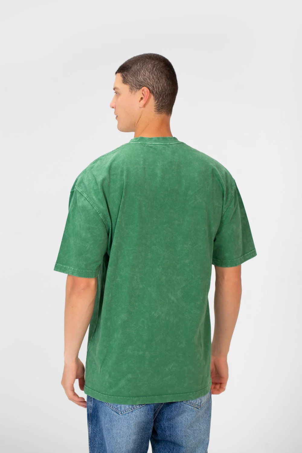 Men's Basic Oversized Half Sleeve Crew Neck T-Shirt - Image 6
