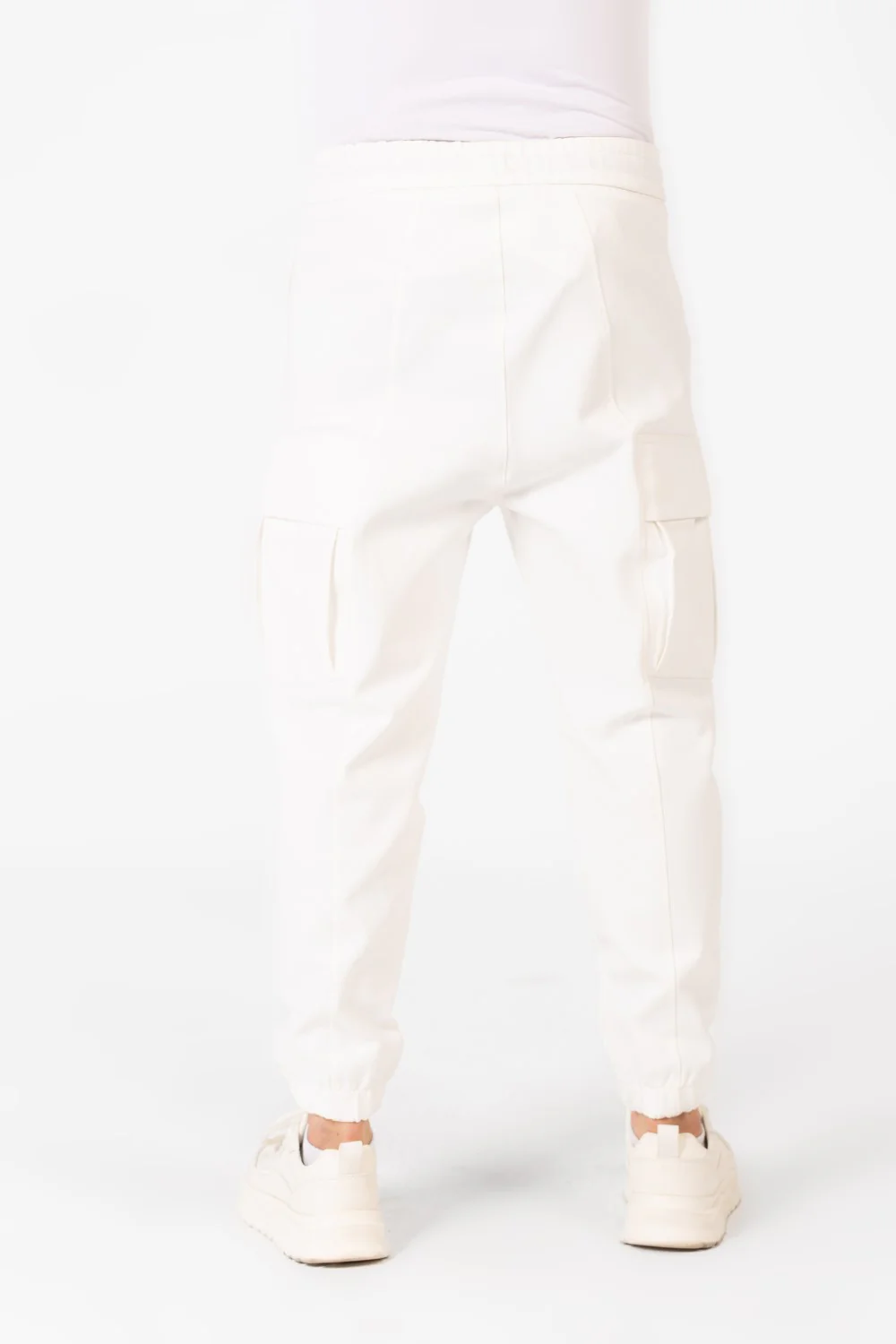 Men's Basic Oversized Sweatpants With Elastic Waistband And Side Pockets - Image 18