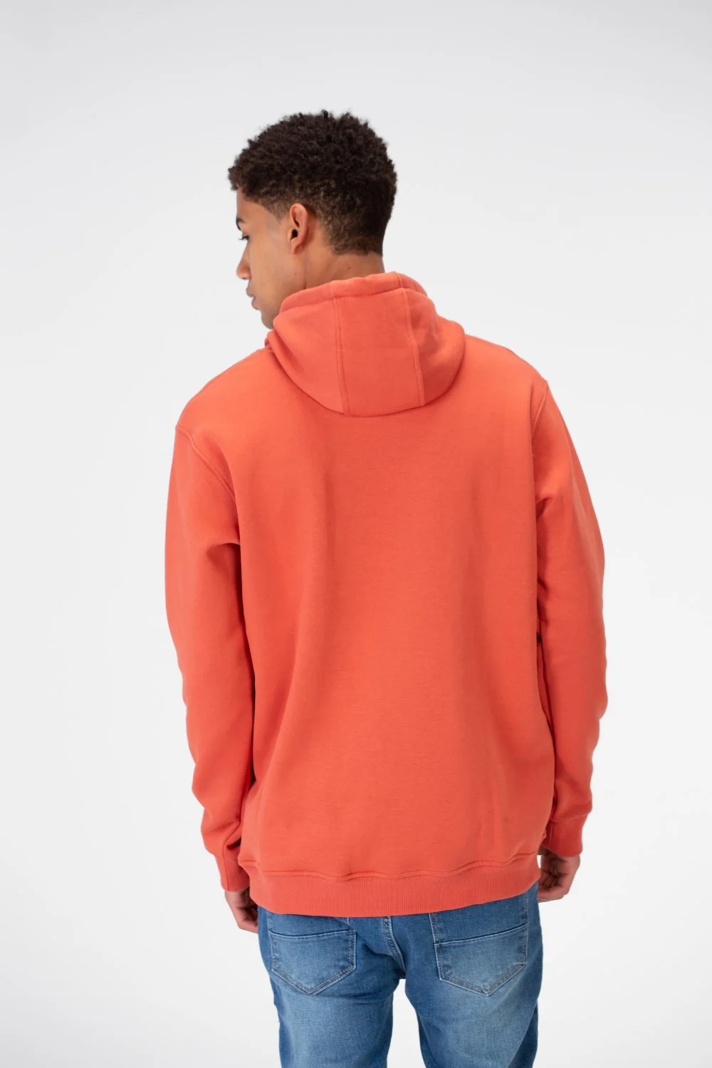 Men's Basic Plain Hoodie Sweatshirt With Pocket And Tomato Badge On The Front - Image 33