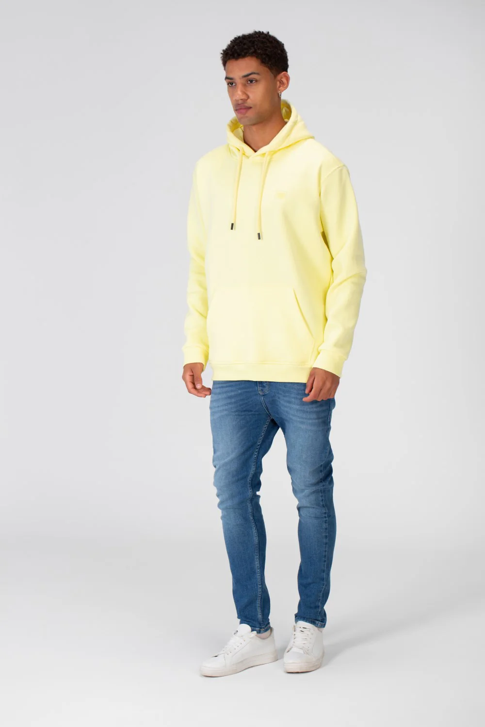 Men's Basic Plain Hoodie Sweatshirt With Pocket And Tomato Badge On The Front - Image 45