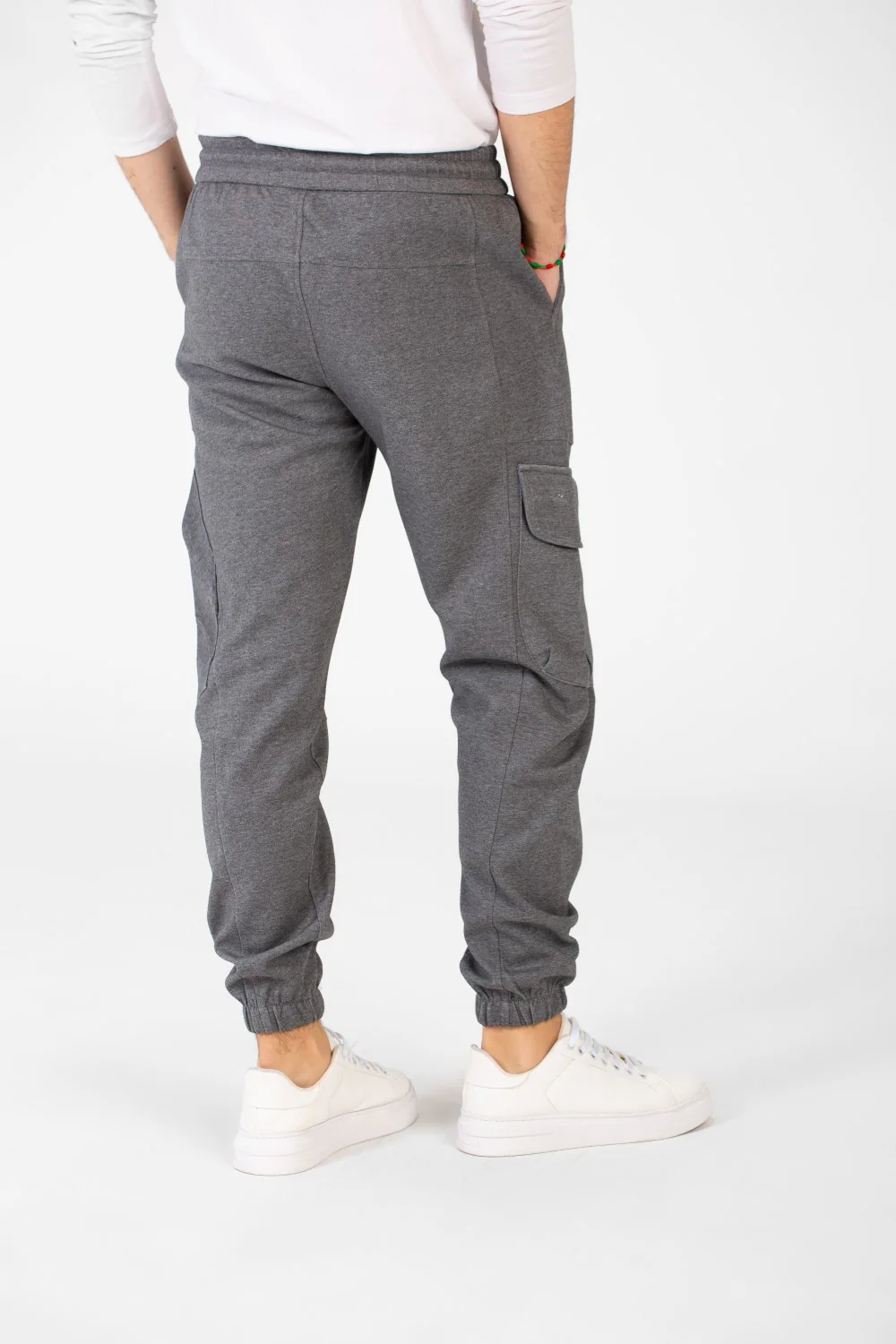 Men's Basic Plain Jogger Sweatpants With Side Pockets - Image 10