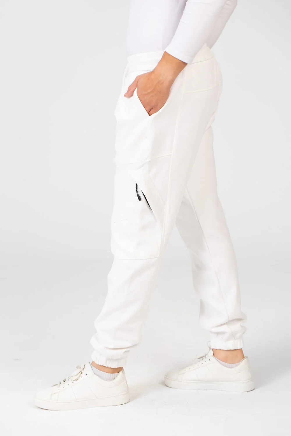 Men's Basic Plain Jogger Sweatpants With Side Pockets - Image 16