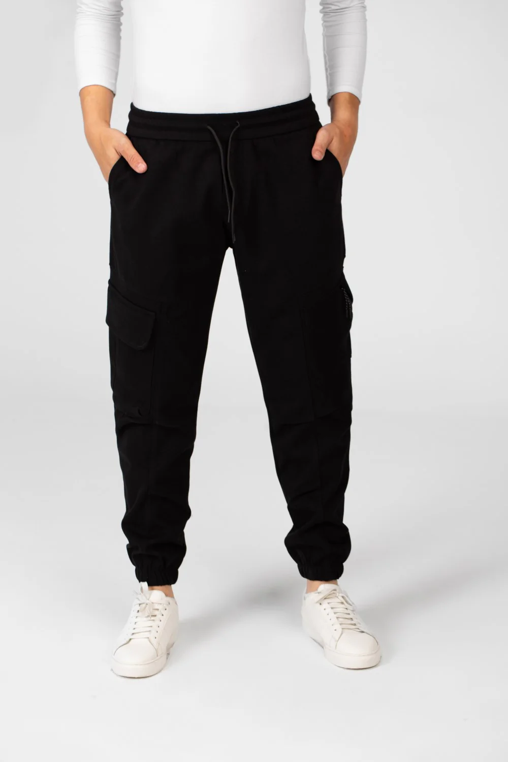 Men's Basic Plain Jogger Sweatpants With Side Pockets - Image 5