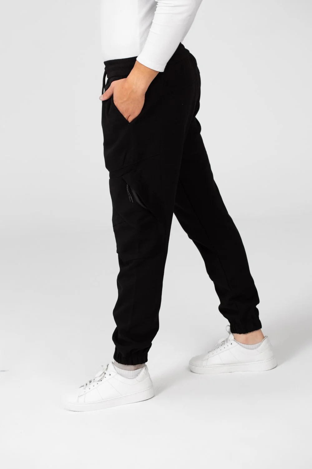 Men's Basic Plain Jogger Sweatpants With Side Pockets - Image 8