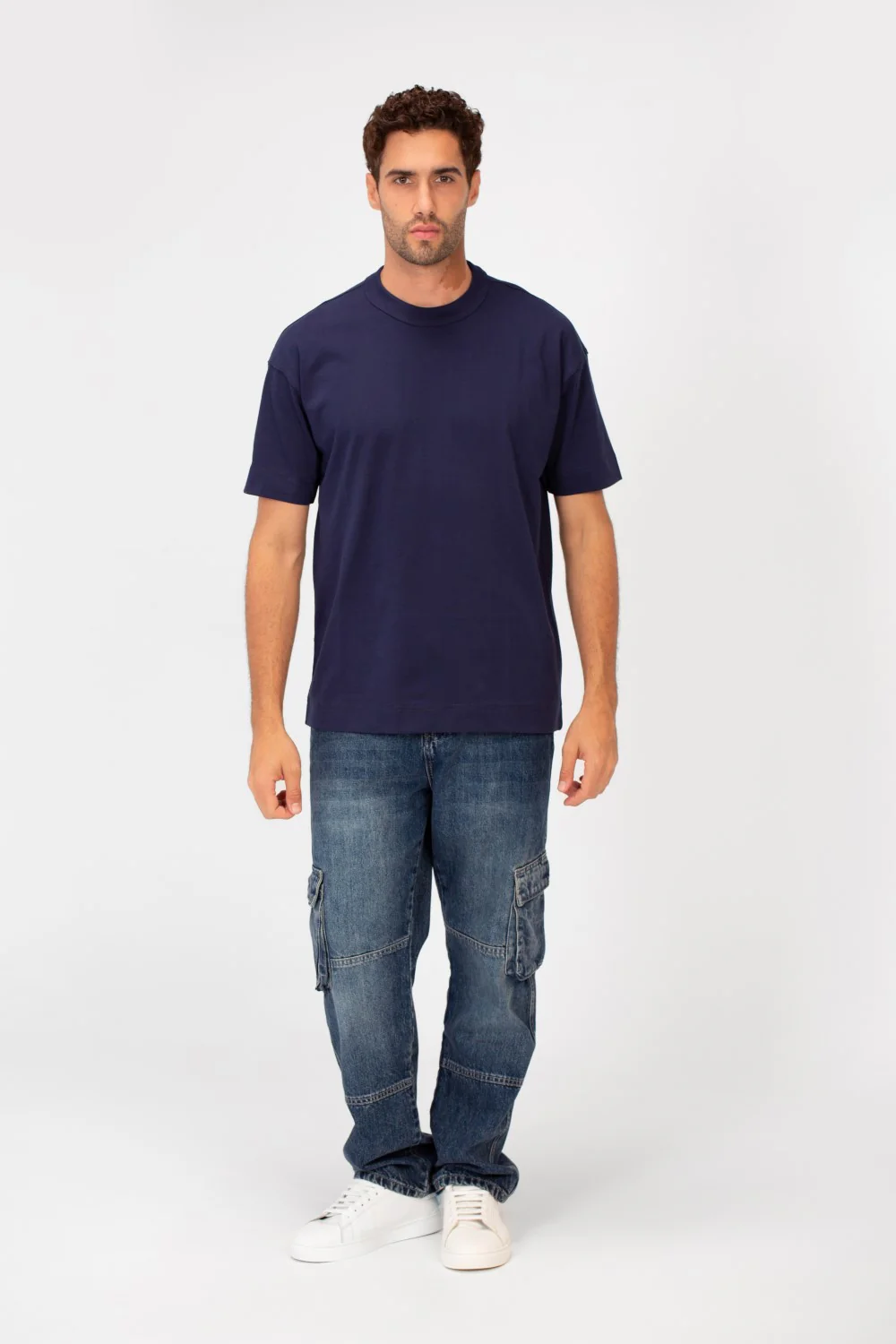 Men's Basic Plain Regular Fit High Quality Short Sleeve Round Neck T-Shirt - Image 20