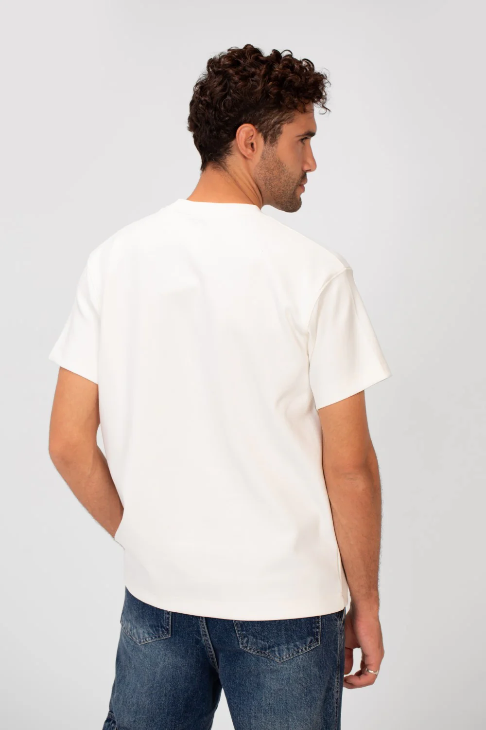 Men's Basic Plain Round Neck Short Sleeve T-shirt - Image 6