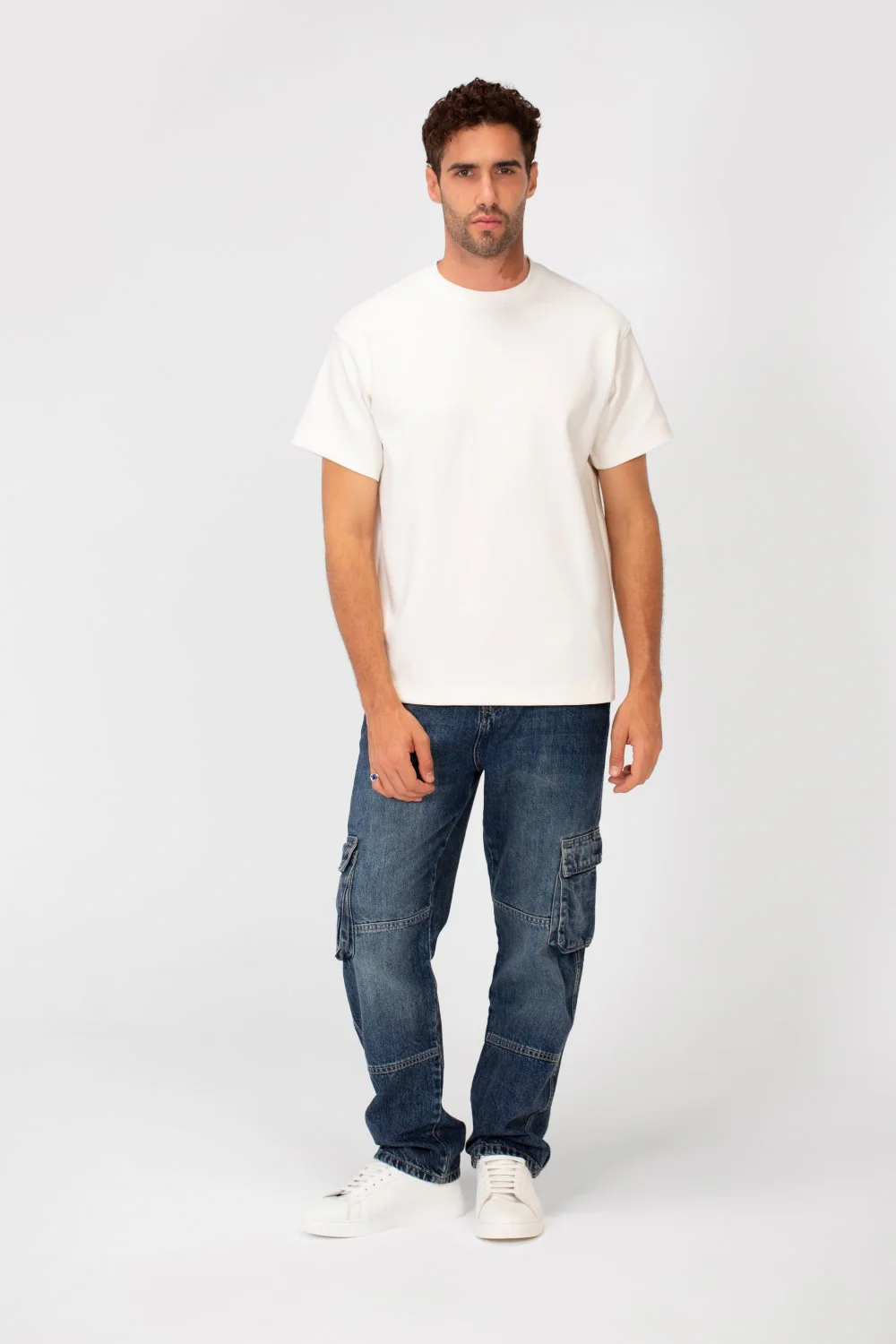Men's Basic Plain Round Neck Short Sleeve T-shirt - Image 8