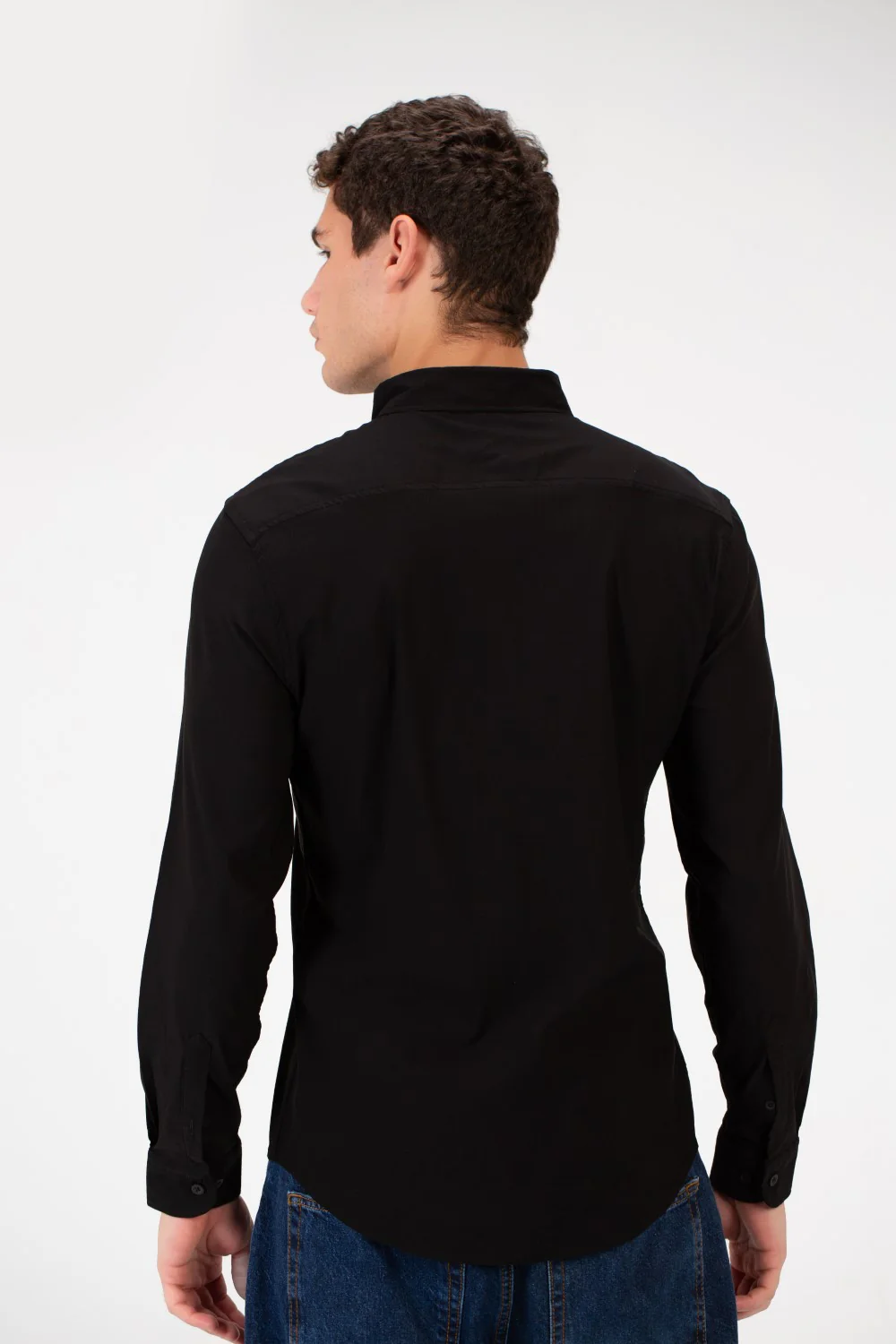 Men's Basic Plain Slim Fit Shirt In Comfortable Material - Image 6