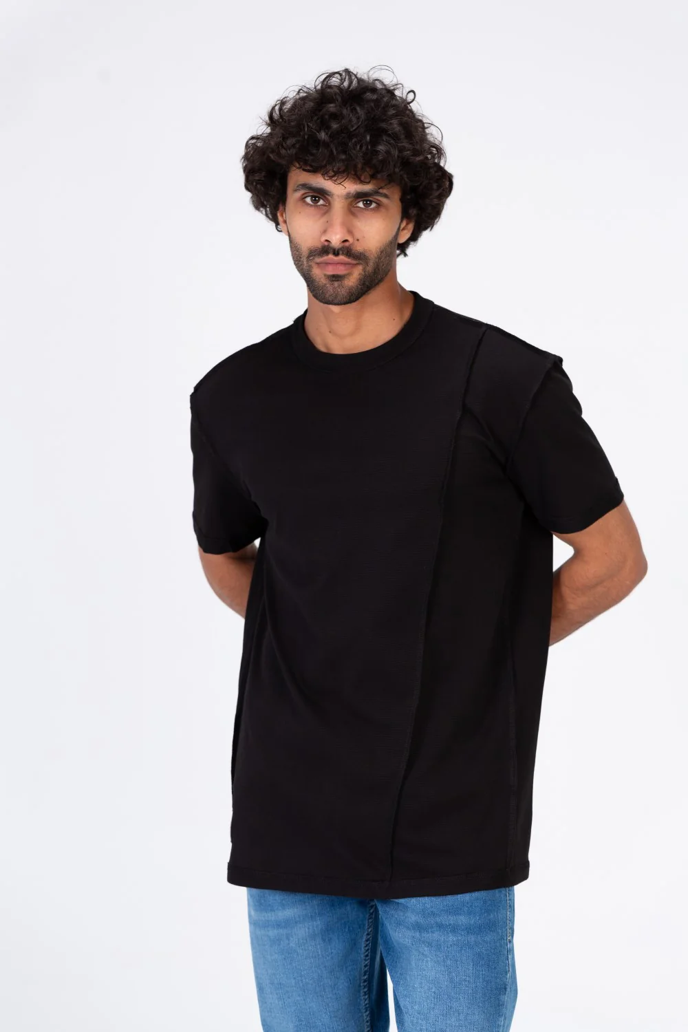 Mens Basic Plain T-shirt Made Of Soft Cotton Essential For Everyday Outings - Image 3