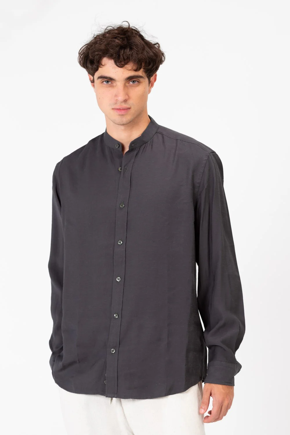 Men's Basic Regular Fit Long Sleeve Shirt Comfortable Practical Material - Image 5
