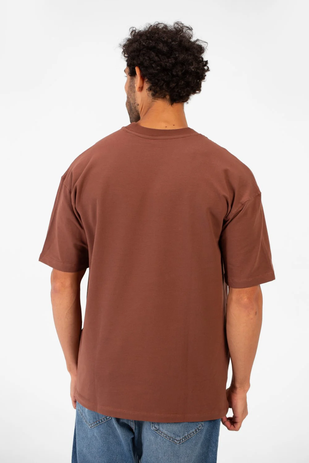 Men's Basic Round Neck Half Sleeve Summer Melton Regular Fit T-Shirt - Image 10