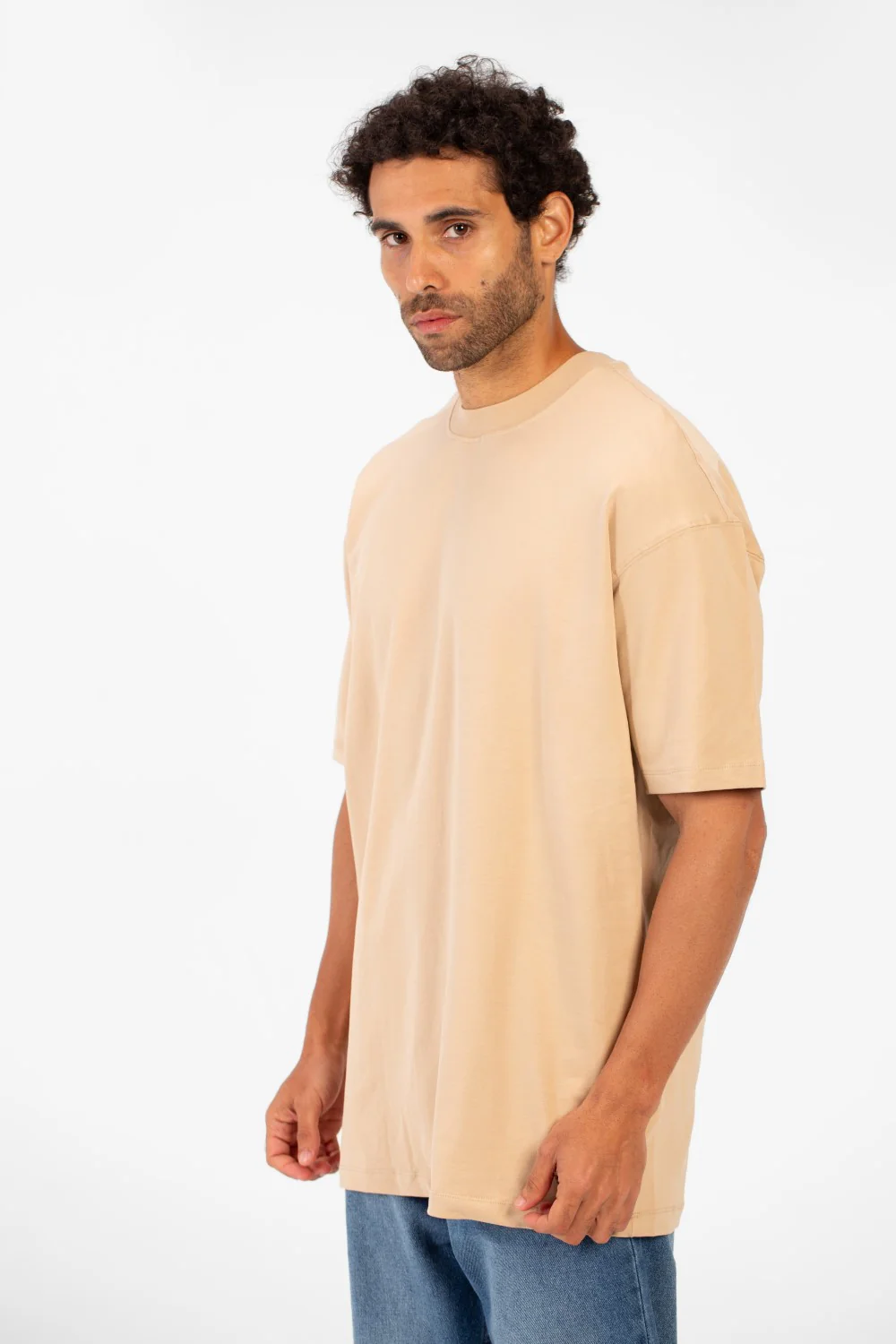 Men's Basic Round Neck Half Sleeve Summer Melton Regular Fit T-Shirt - Image 15
