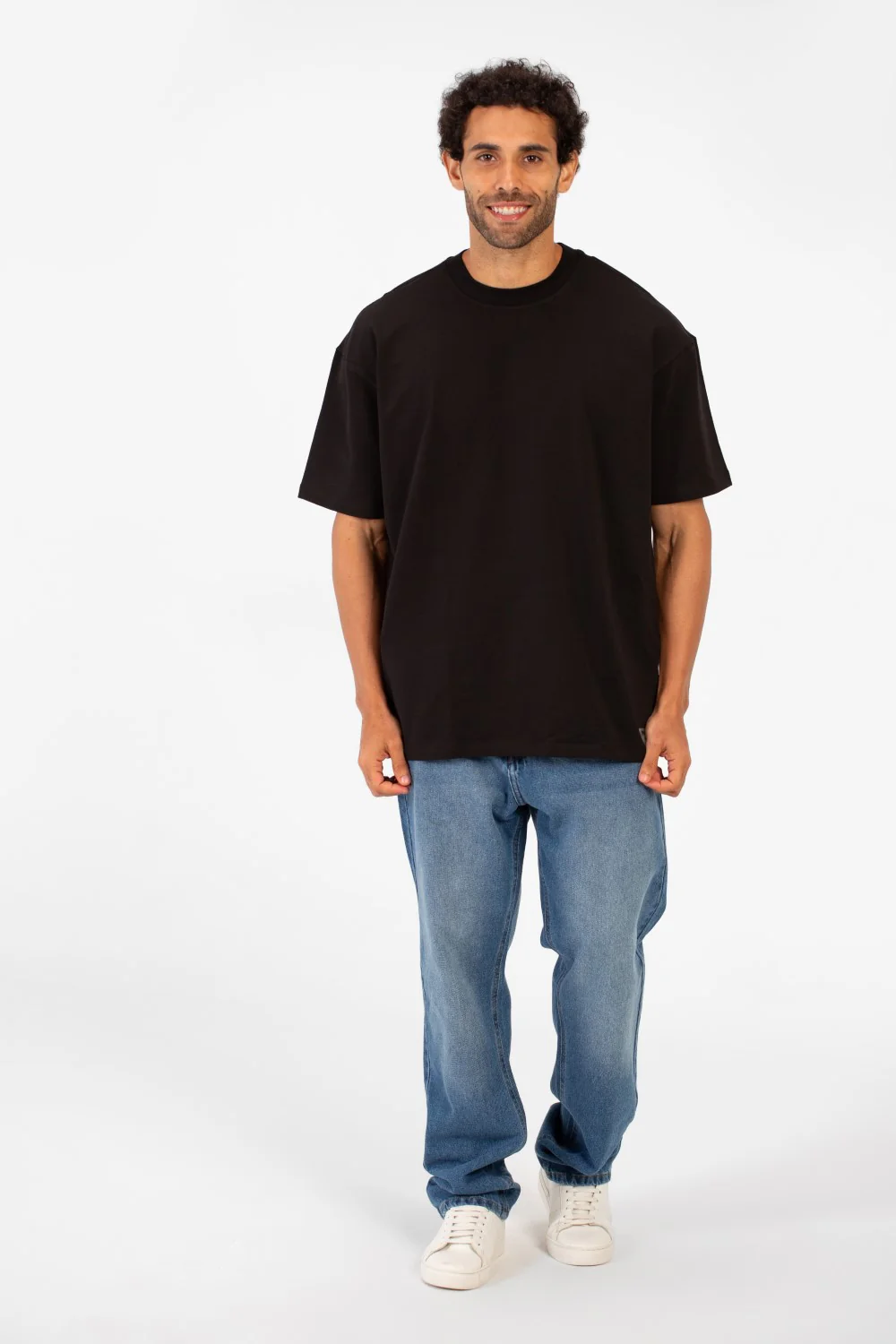 Men's Basic Round Neck Half Sleeve Summer Melton Regular Fit T-Shirt - Image 8