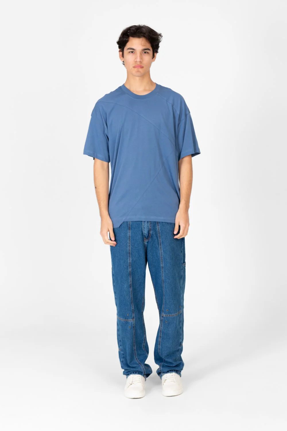 Men's Basic Round Neck Oversized Half Sleeve T-Shirt - Image 8