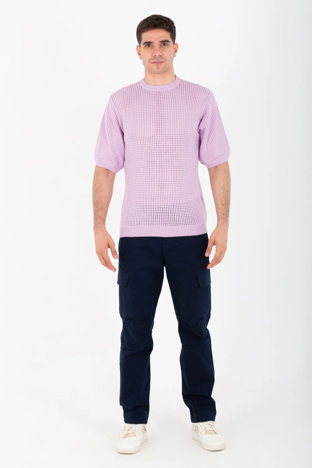 Mens Basic Round T-shirt With A Slim Fit And High Quality Material - Image 6